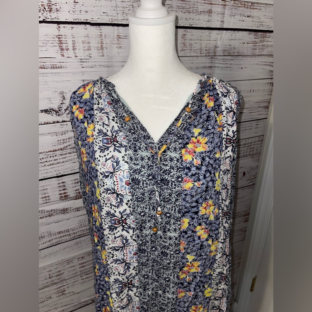 LOFT Floral Print Dress - Picture 6 of 10